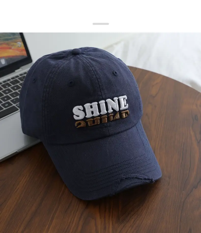 Men Retro Three-Dim Embroidered Sunshade Cap — feature 14