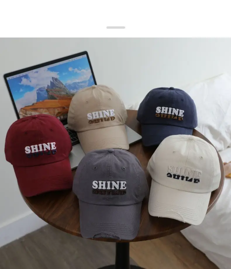 Men Retro Three-Dim Embroidered Sunshade Cap — feature 6