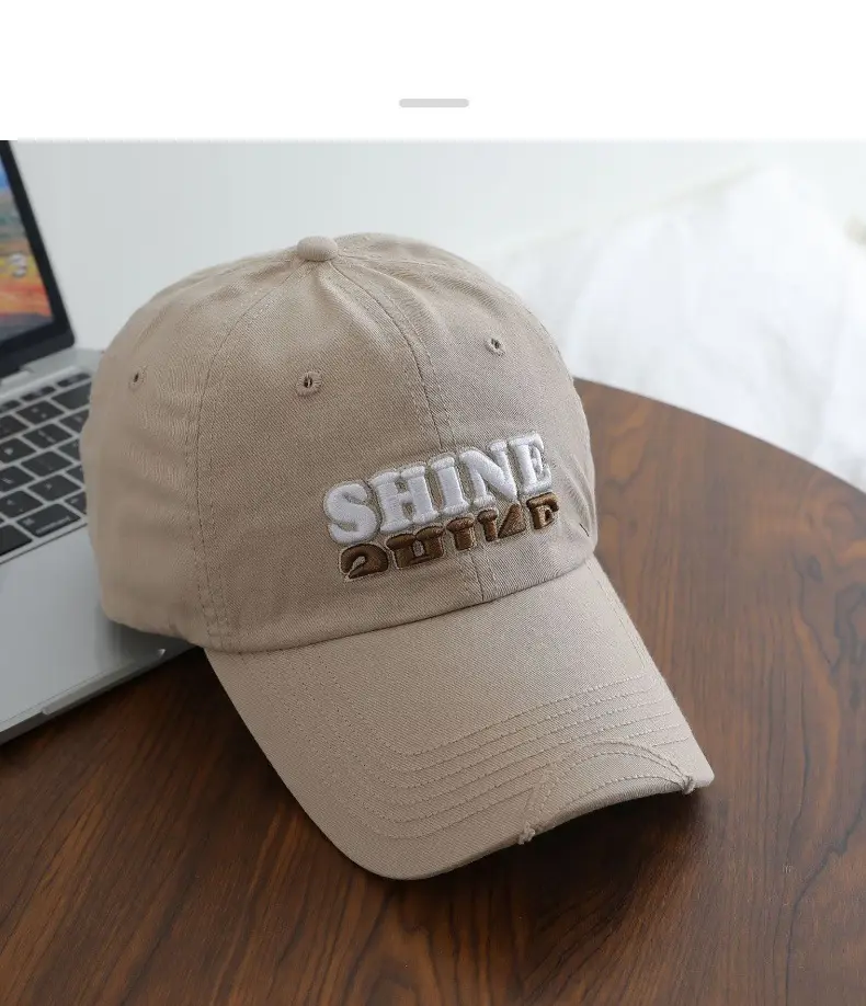 Men Retro Three-Dim Embroidered Sunshade Cap — feature 8
