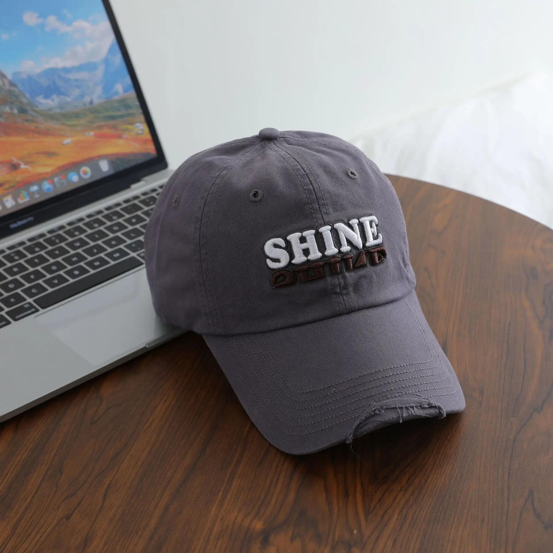 Men Retro Three-Dim Embroidered Sunshade Cap - Image 8