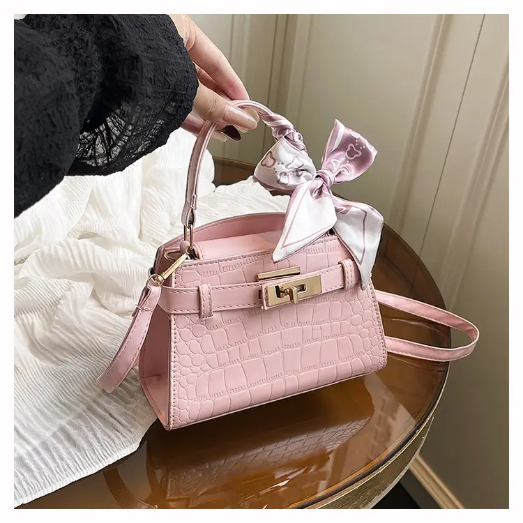 2025 Summer Women's Light Luxury Croc Pattern Shoulder Bag — feature 34
