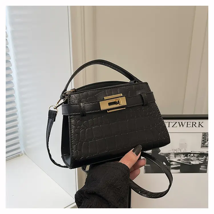 2025 Summer Women's Light Luxury Croc Pattern Shoulder Bag — feature 41