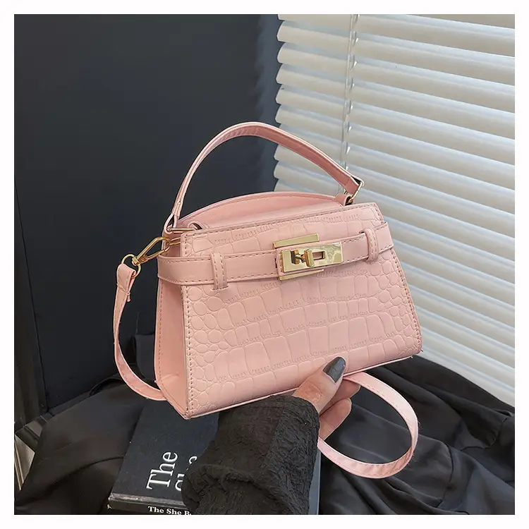 2025 Summer Women's Light Luxury Croc Pattern Shoulder Bag — feature 44