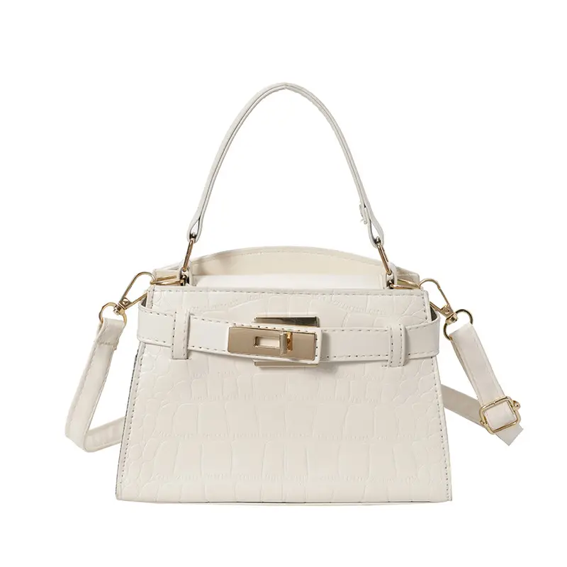 2025 Summer Women's Light Luxury Croc Pattern Shoulder Bag