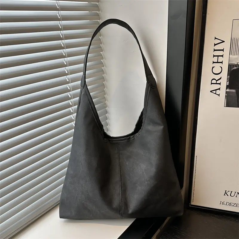Women Underarm Bag Blue Brown Black 2025 Spring Summer - Image 6