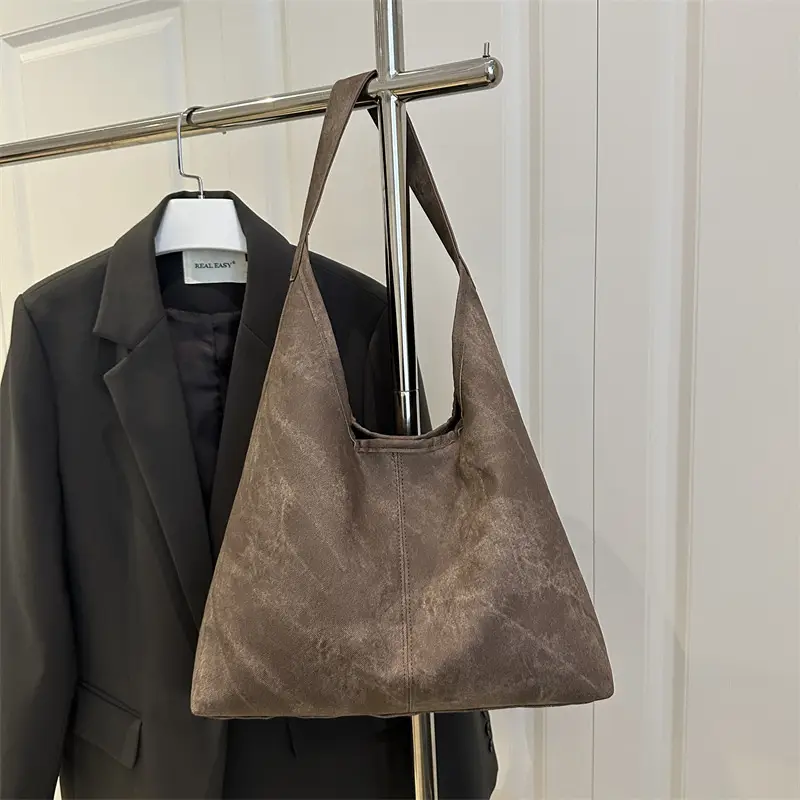Women Underarm Bag Blue Brown Black 2025 Spring Summer - Image 8