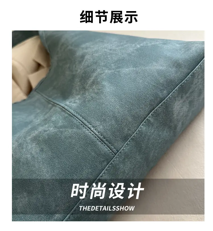 Women Underarm Bag Blue Brown Black 2025 Spring Summer — feature 2
