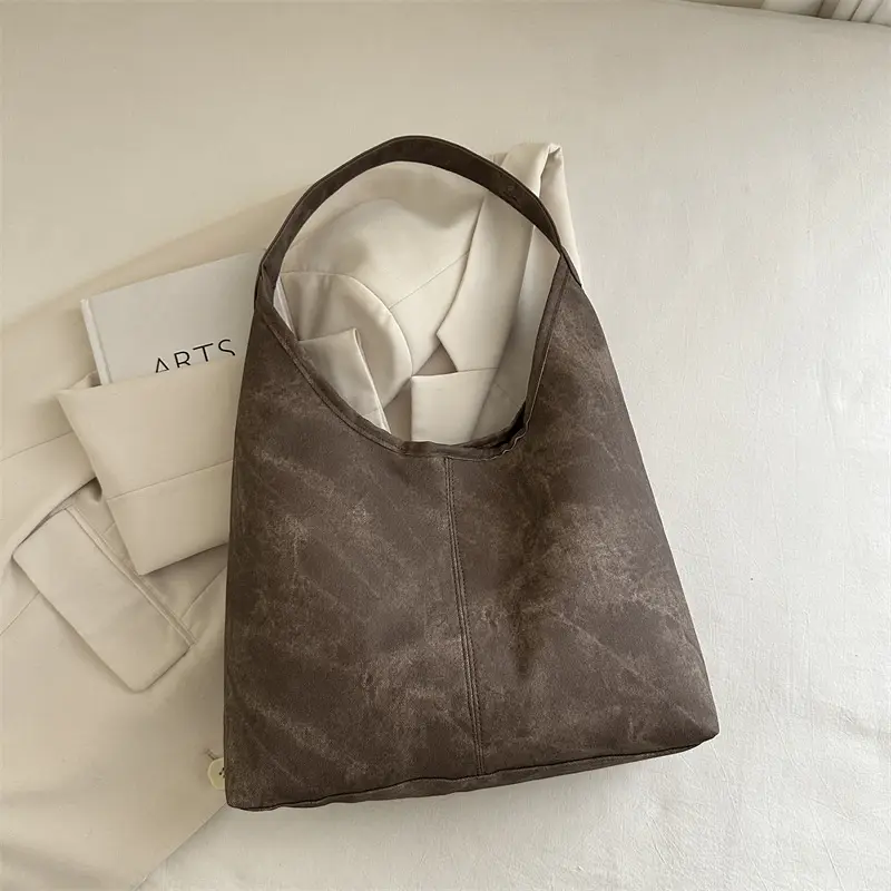 Women Underarm Bag Blue Brown Black 2025 Spring Summer - Image 2