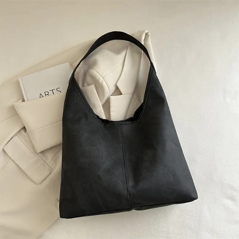 Women Underarm Bag Blue Brown Black 2025 Spring Summer - Image 4