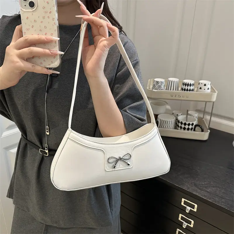 Red Bow Underarm Bag for Women 2025 - Image 7