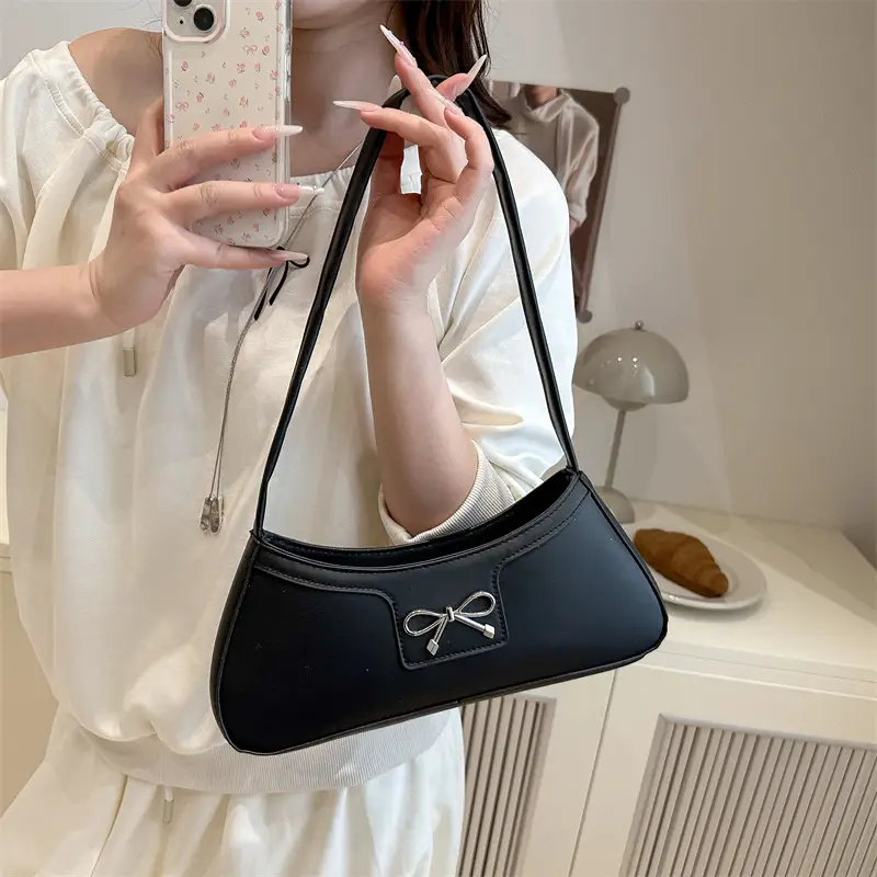 Red Bow Underarm Bag for Women 2025 - Image 8