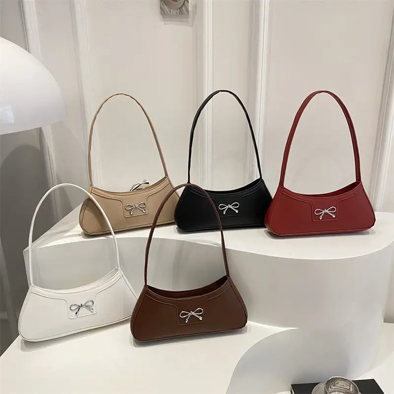 Red Bow Underarm Bag for Women 2025 - Image 9
