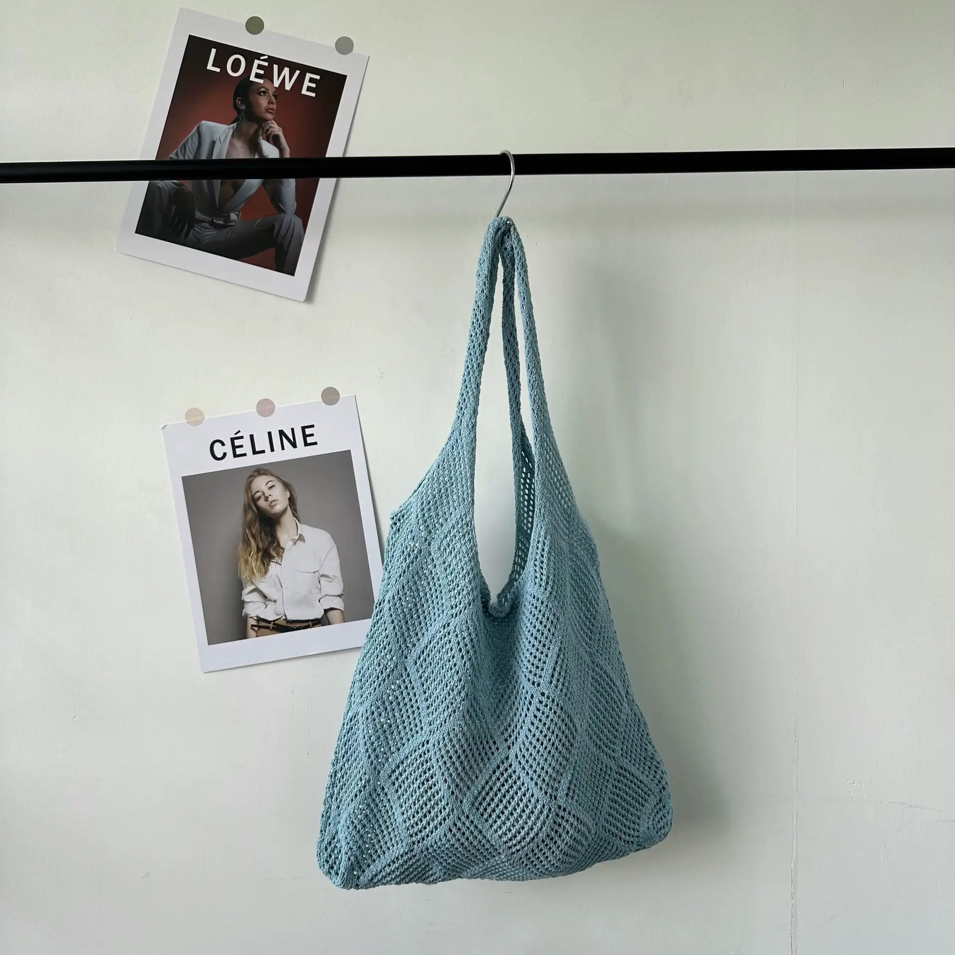Women Straw Beach Bag Black Stripes 2025 - Image 36
