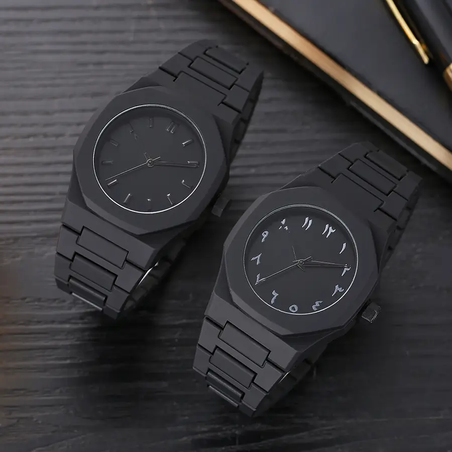 2025 Watch Men's Wristwatch Arabic Numeral Dial Plastic Men's Quartz Watch Women's Watch Wholesale Quartz Watch Wristwatch