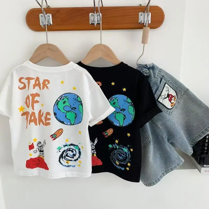 Kids Star of Take T-Shirt 2025 Korean Style Casual — feature 6