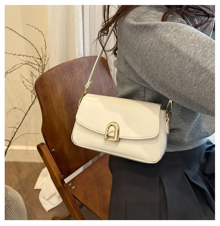 White Korean Style Shoulder Bag for Women 2025 — feature 13
