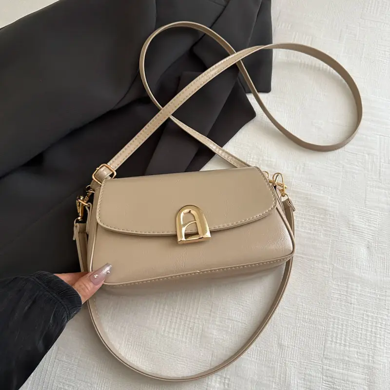White Korean Style Shoulder Bag for Women 2025 - Image 4