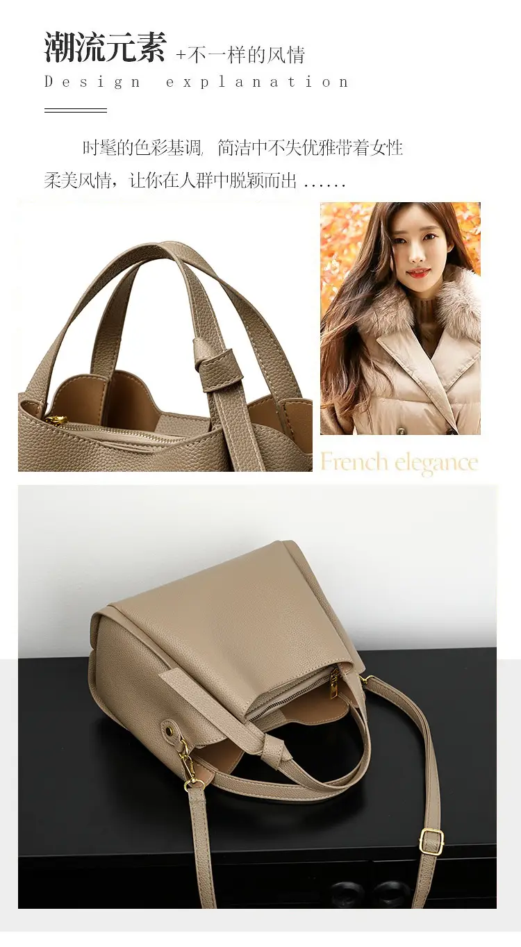 White Soft Leather Handbag for Women — feature 10