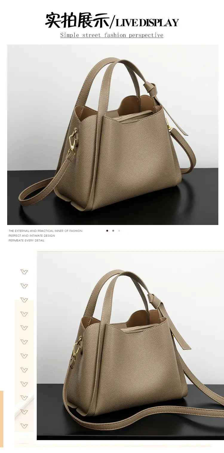 White Soft Leather Handbag for Women — feature 11
