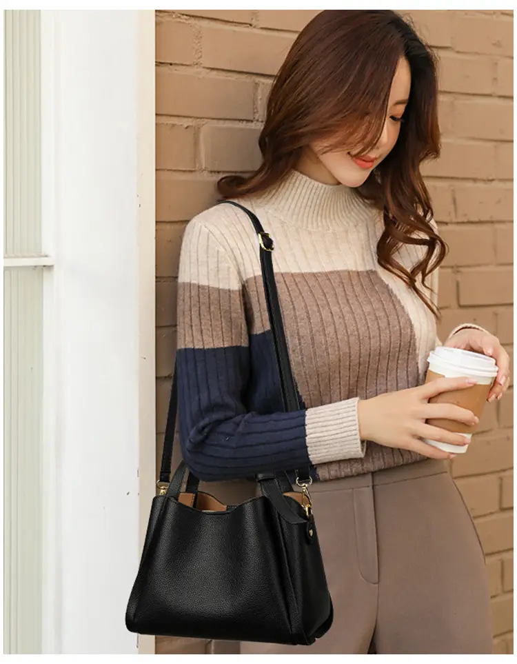 White Soft Leather Handbag for Women — feature 14