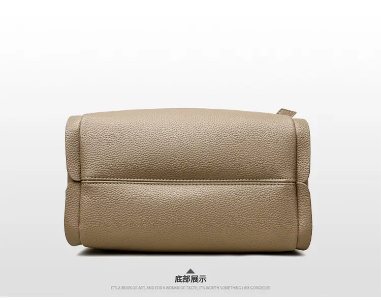 White Soft Leather Handbag for Women — feature 22