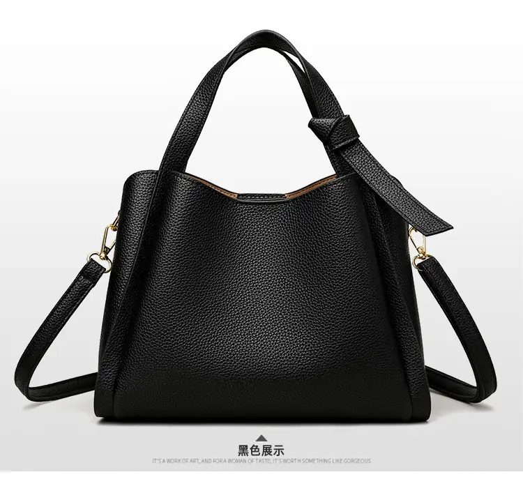 White Soft Leather Handbag for Women — feature 24