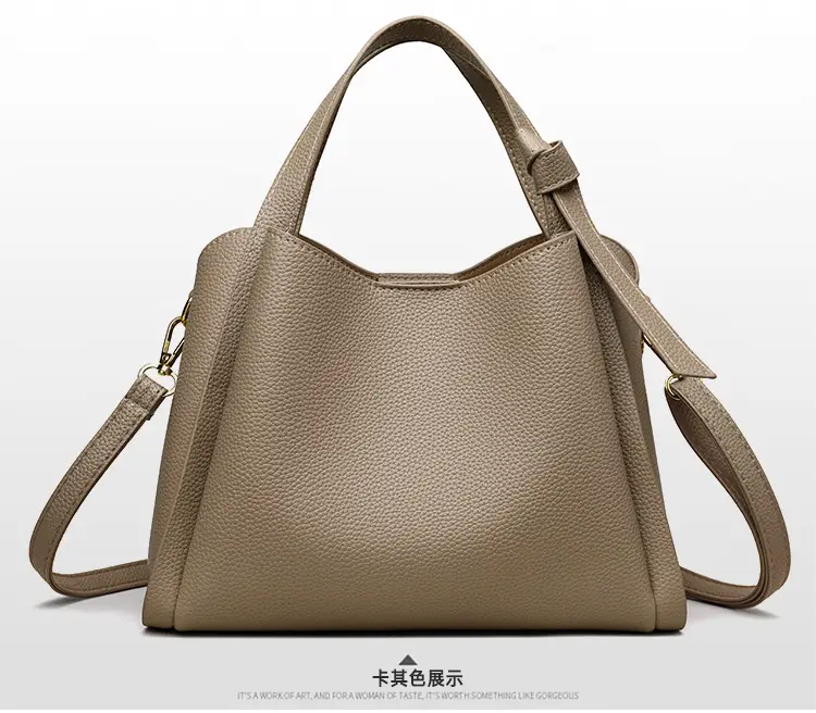 White Soft Leather Handbag for Women — feature 25