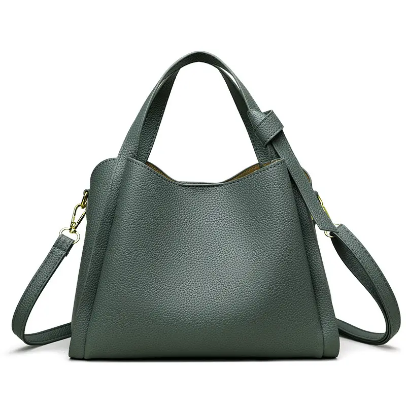 White Soft Leather Handbag for Women - Image 5