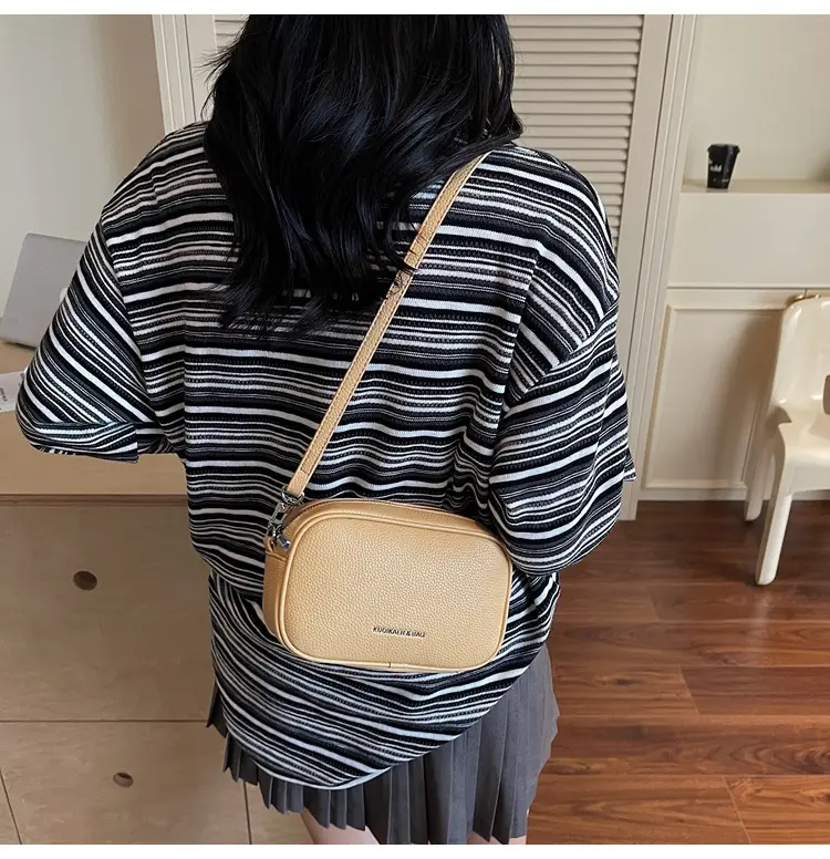 Women's Tan Crossbody Bag with Adjustable Strap — feature 22