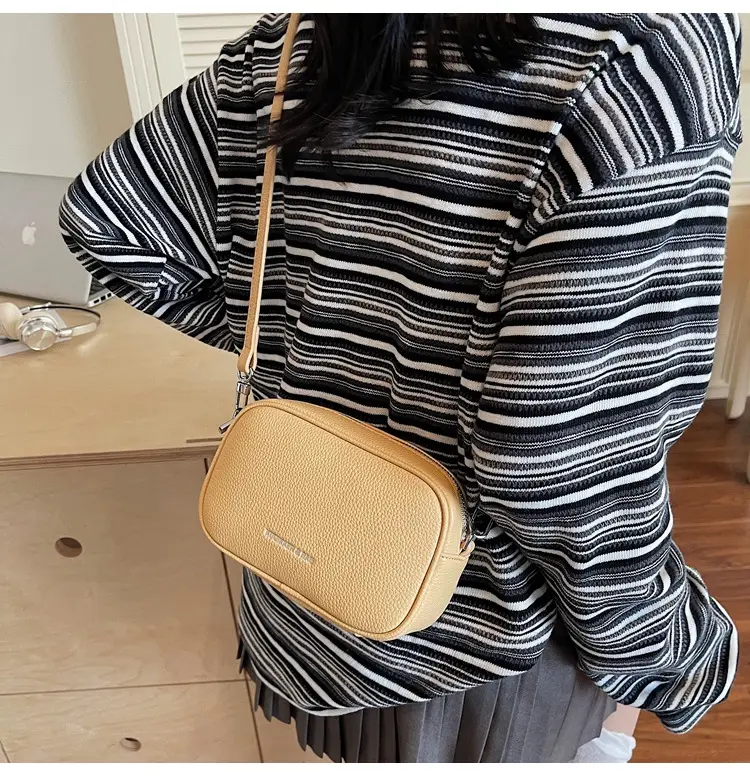Women's Tan Crossbody Bag with Adjustable Strap — feature 23
