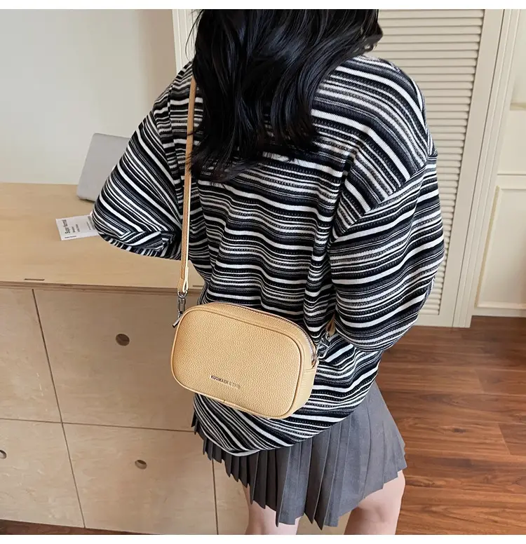 Women's Tan Crossbody Bag with Adjustable Strap — feature 24