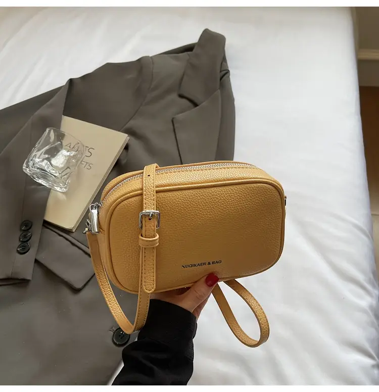 Women's Tan Crossbody Bag with Adjustable Strap — feature 31