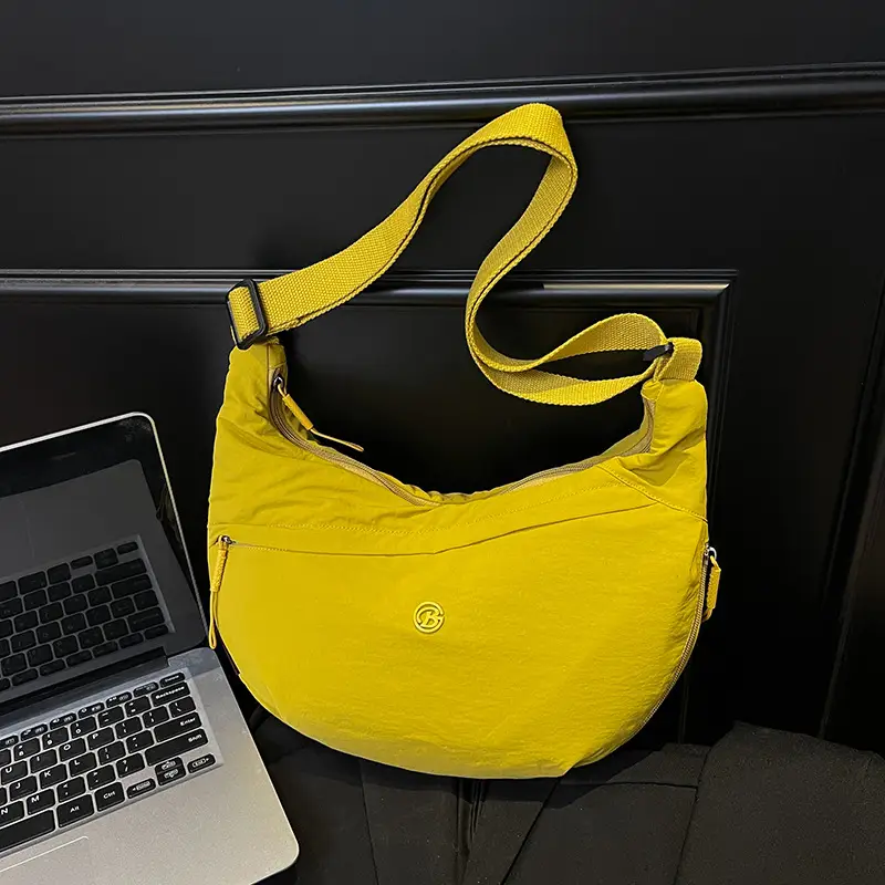 Yellow Multi-Layer Crossbody Bag for Women - Image 6
