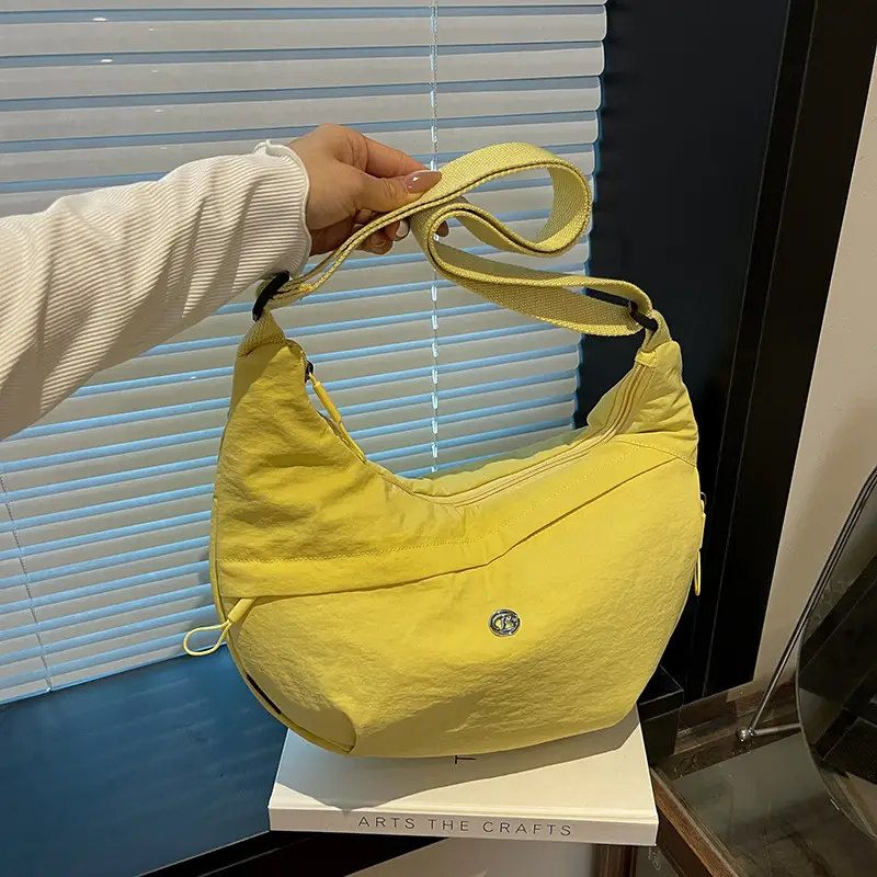 Yellow Multi-Layer Crossbody Bag for Women - Image 2