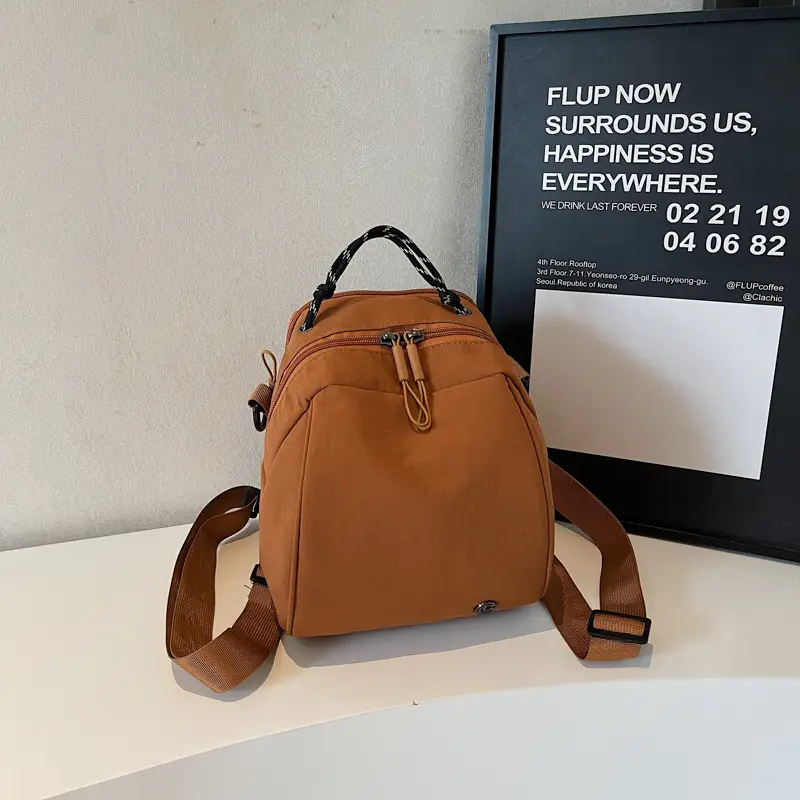 Women's Crossbody Shell Backpack for Commute - Image 4