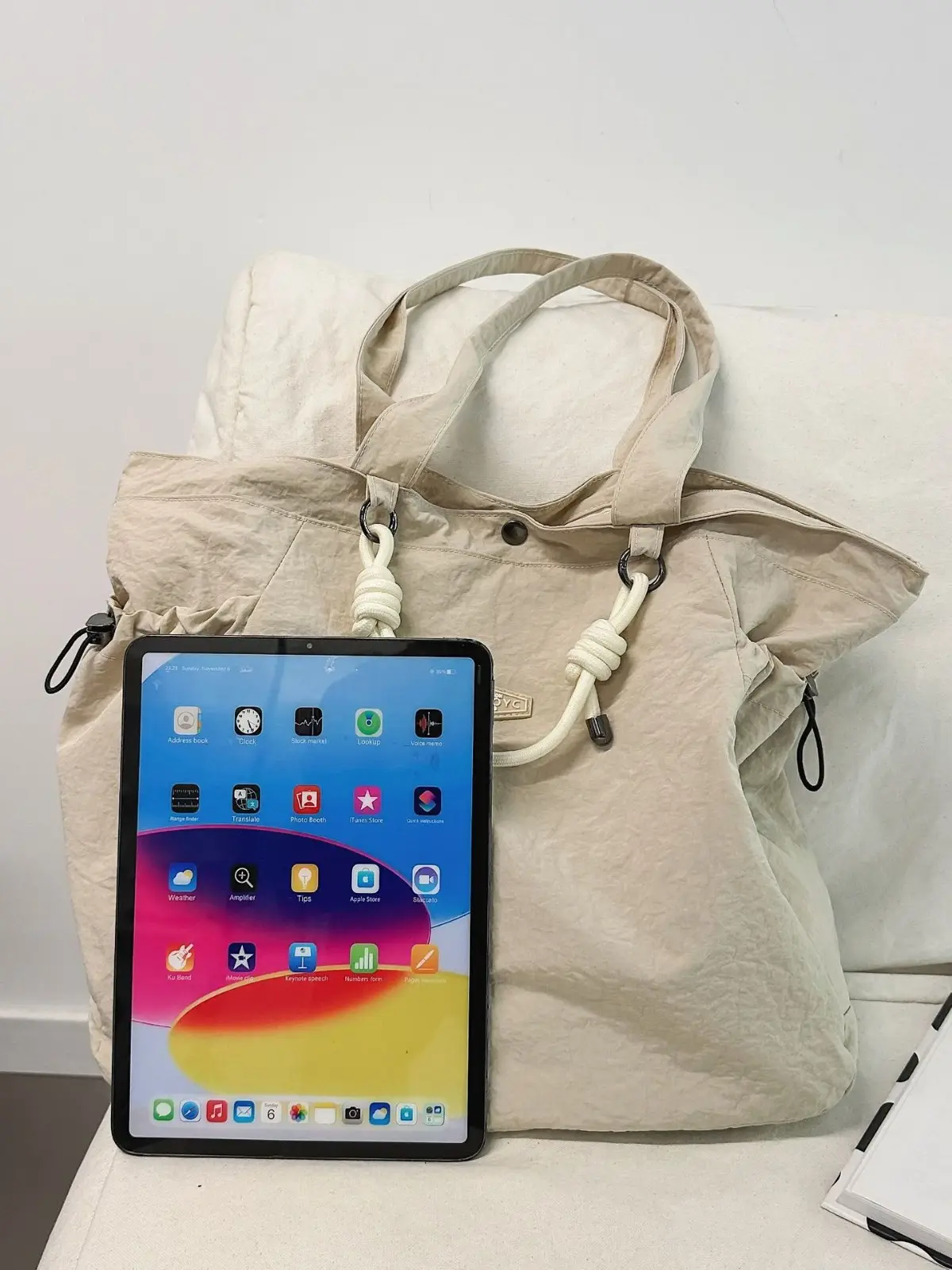 Yellow Velvet Travel Bag Large Capacity Waterproof - Image 9