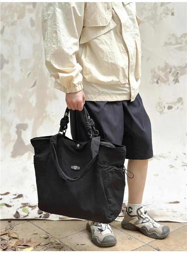 Yellow Velvet Travel Bag Large Capacity Waterproof — feature 21