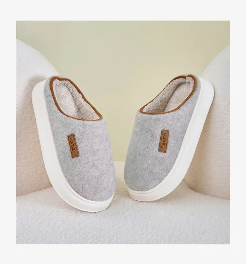 Women's Autumn and Winter Home Use Wear-Resistant Non-Slip Warm Cotton Thickeneded Soft-Soled Slippers for Men's Winter — feature 14