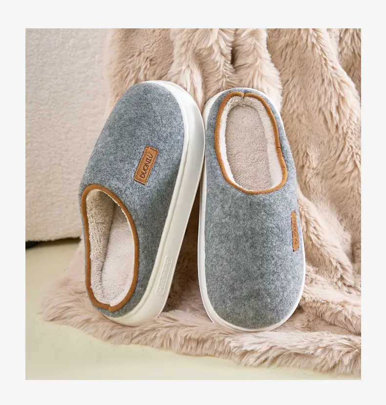 Women's Autumn and Winter Home Use Wear-Resistant Non-Slip Warm Cotton Thickeneded Soft-Soled Slippers for Men's Winter — feature 19