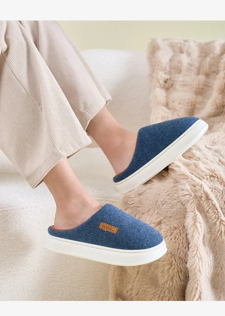 Women's Autumn and Winter Home Use Wear-Resistant Non-Slip Warm Cotton Thickeneded Soft-Soled Slippers for Men's Winter — feature 23