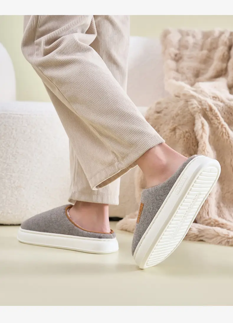 Women's Autumn and Winter Home Use Wear-Resistant Non-Slip Warm Cotton Thickeneded Soft-Soled Slippers for Men's Winter — feature 26