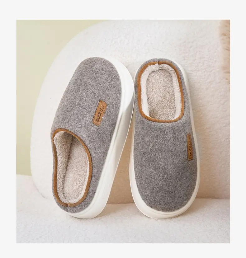 Women's Autumn and Winter Home Use Wear-Resistant Non-Slip Warm Cotton Thickeneded Soft-Soled Slippers for Men's Winter — feature 29