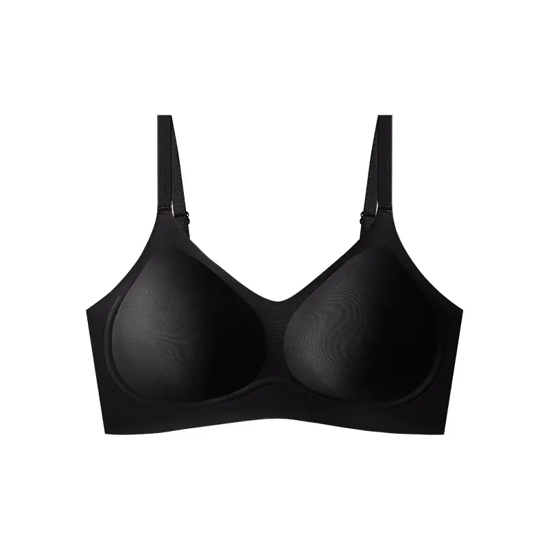 New Invisible Traceless Liquid Foundation Underwear for Women, Soft Support for Small Breasts, Push-Up Anti-Sagging Thin Bra, Ou Ruofeng
