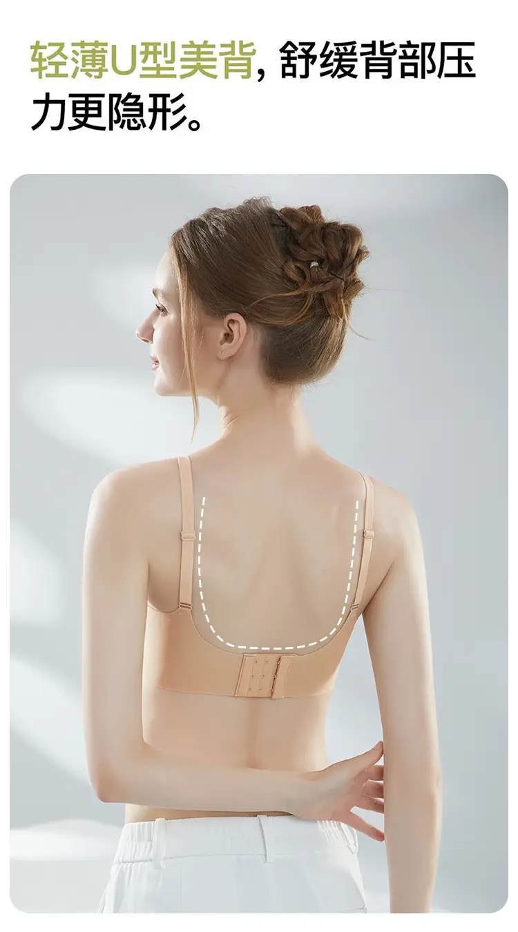 New Invisible Traceless Liquid Foundation Underwear for Women, Soft Support for Small Breasts, Push-Up Anti-Sagging Thin Bra, Ou Ruofeng — feature 18