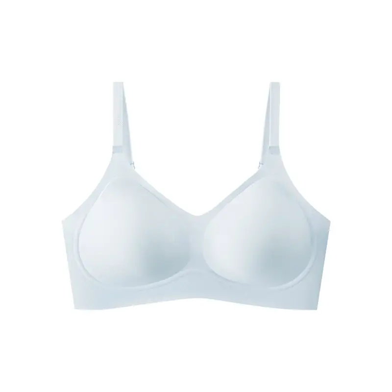 New Invisible Traceless Liquid Foundation Underwear for Women, Soft Support for Small Breasts, Push-Up Anti-Sagging Thin Bra, Ou Ruofeng
