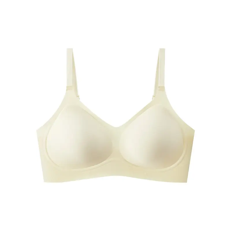 New Invisible Traceless Liquid Foundation Underwear for Women, Soft Support for Small Breasts, Push-Up Anti-Sagging Thin Bra, Ou Ruofeng