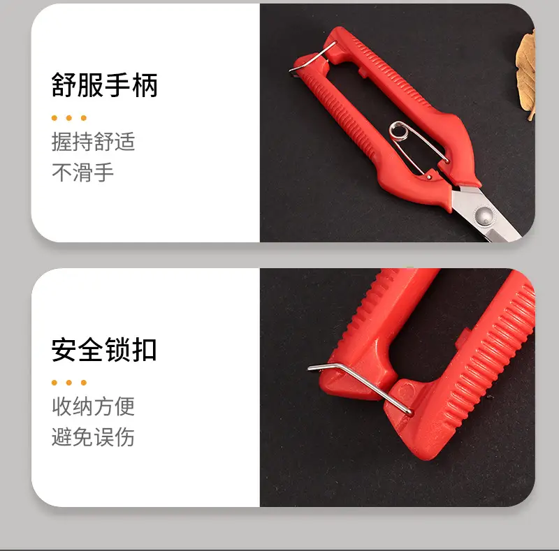 Garden Pruning Shears, Fruit Picking Shears, Grape Shears, Garden Tools, Extended Floral Scissors, Fruit Tree Pruning Shears — feature 8
