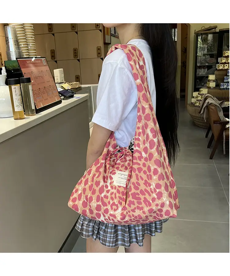 2025 Leopard Print College Student Commuting Bag Large Capacity Casual Shoulder Bag — feature 16