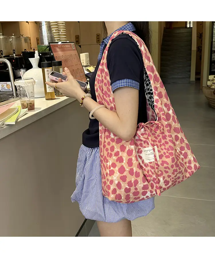 2025 Leopard Print College Student Commuting Bag Large Capacity Casual Shoulder Bag — feature 18