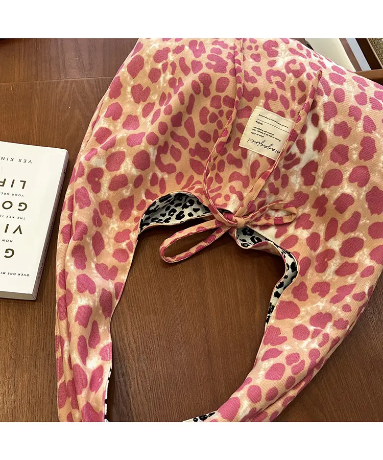 2025 Leopard Print College Student Commuting Bag Large Capacity Casual Shoulder Bag — feature 4